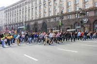 МАЙДАНS- Старались люди, кони, мотоциклы... Львов VS Днепропетровск
