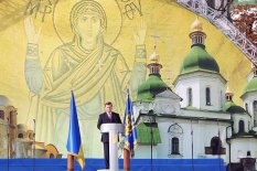 24 сентября в Киеве состоялся праздник по случаю тысячелетия со дня основания Софиевского Собора.