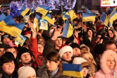 Новый год 2012 на Майдане Независимости- Море позитива и радости