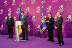 Торжественное награждение за выдающиеся достижения в подготовке и проведении ЕВРО 2012