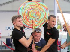 Рекордная конфета - Сладкий карамельный  рекорд Украины!