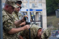 Репетиція військового параду на честь Дня Незалежності України 2015