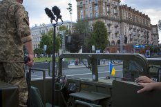 Репетиція військового параду на честь Дня Незалежності України 2015
