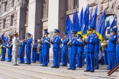 Церемонія урочистого підняття Державного Прапора України