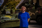 Відкриття виставки сучасного озброєння та військової техніки Збройних сил України на Михайлівській площі у Києві