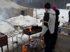 День Защитника Отечества компания РТМ Украина провела в снежном лесу