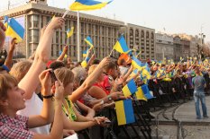 21 празднование Дня Независимости Украины на Майдане Независимости