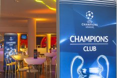 Champions Club Kiev: Динамо - Наполи - DeluxeSound инсталляция в НСК «Олимпийский»